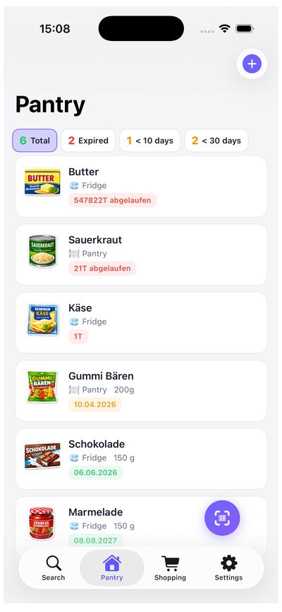 Pantry Management